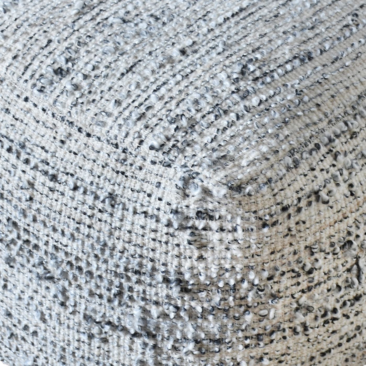 Lesbos Pouf, Pet, Grey, HANDWOVEN / FLAT WEAVE