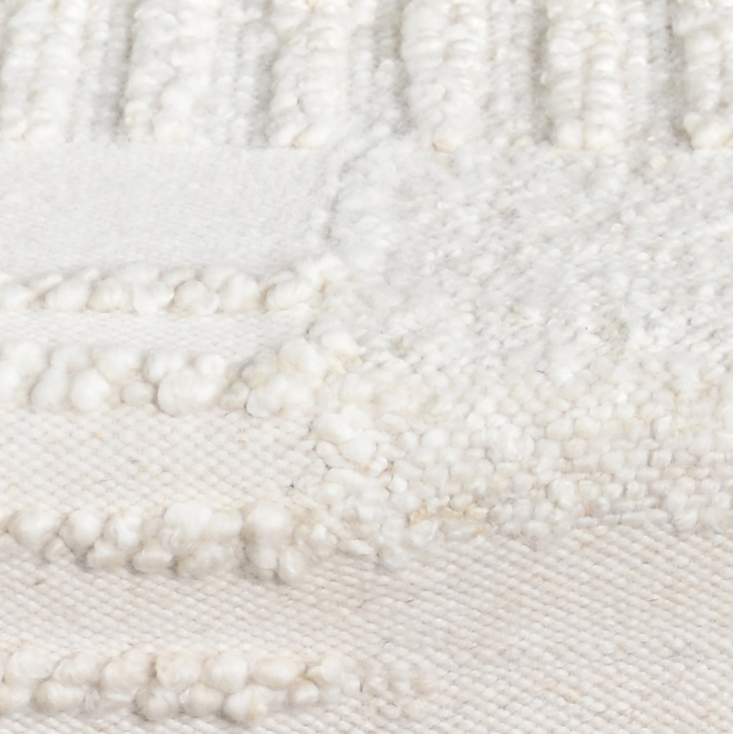 LITHGOW BENCH - IVORY - HAND WOVEN - WOOL