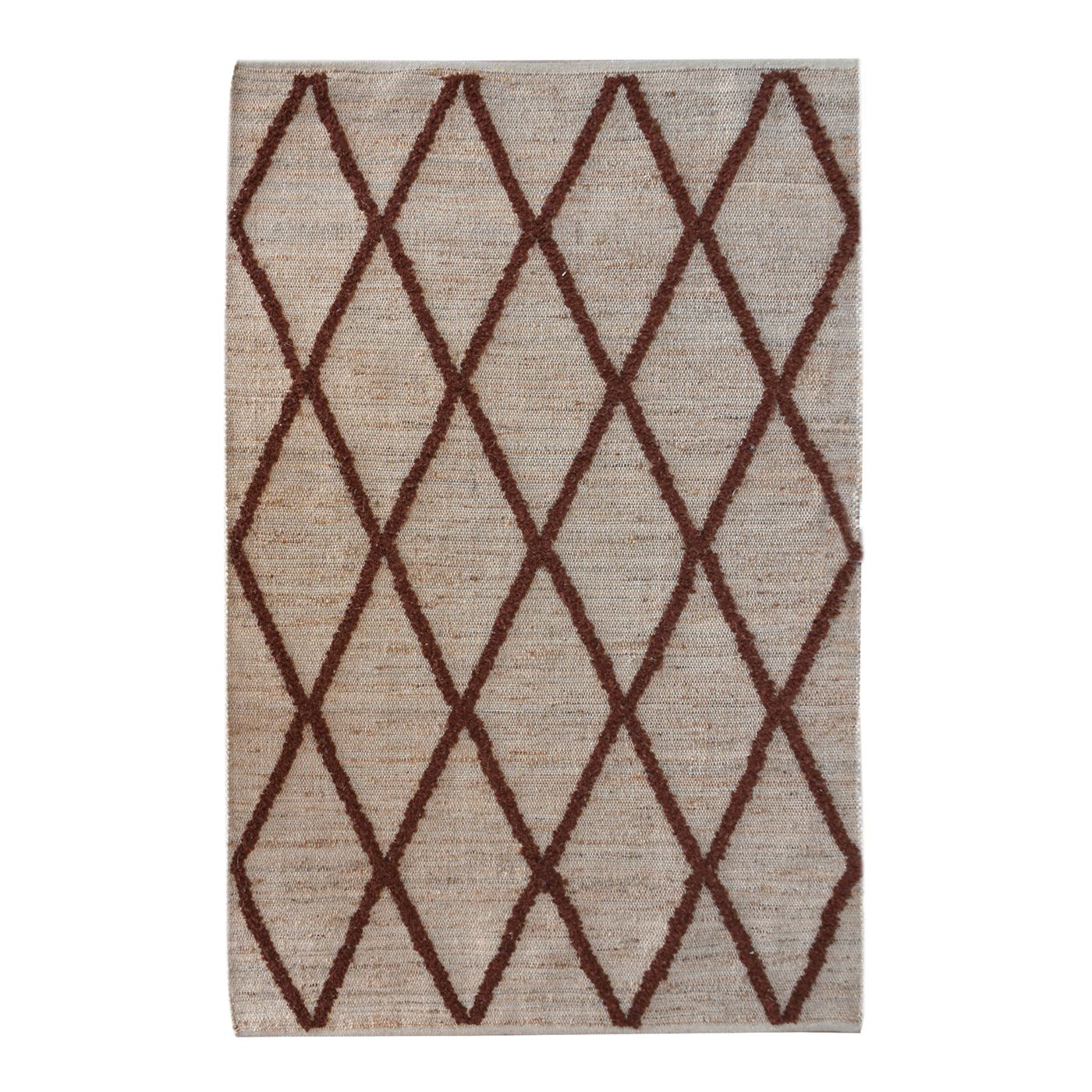 Area Rug, Bedroom Rug, Living Room Rug, Living Area Rug, Indian Rug, Office Carpet, Office Rug, Shop Rug Online, Pet, Hemp, Natural, Brown, Pitloom, All Loop, Geometrical