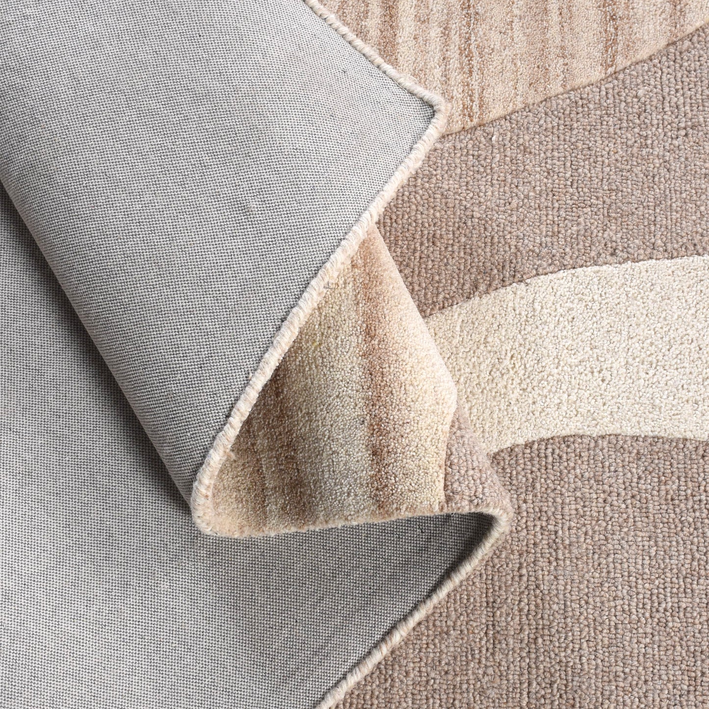 LORENZINI RUG - BEIGE/IVORY - HAND TUFTED - WOOL