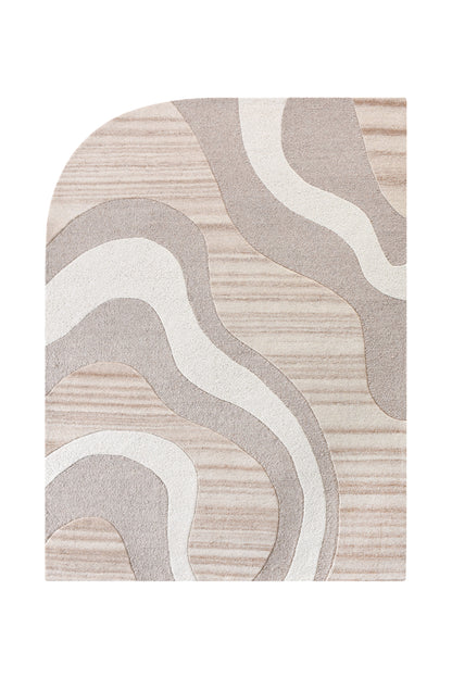 LORENZINI RUG - BEIGE/IVORY - HAND TUFTED - WOOL