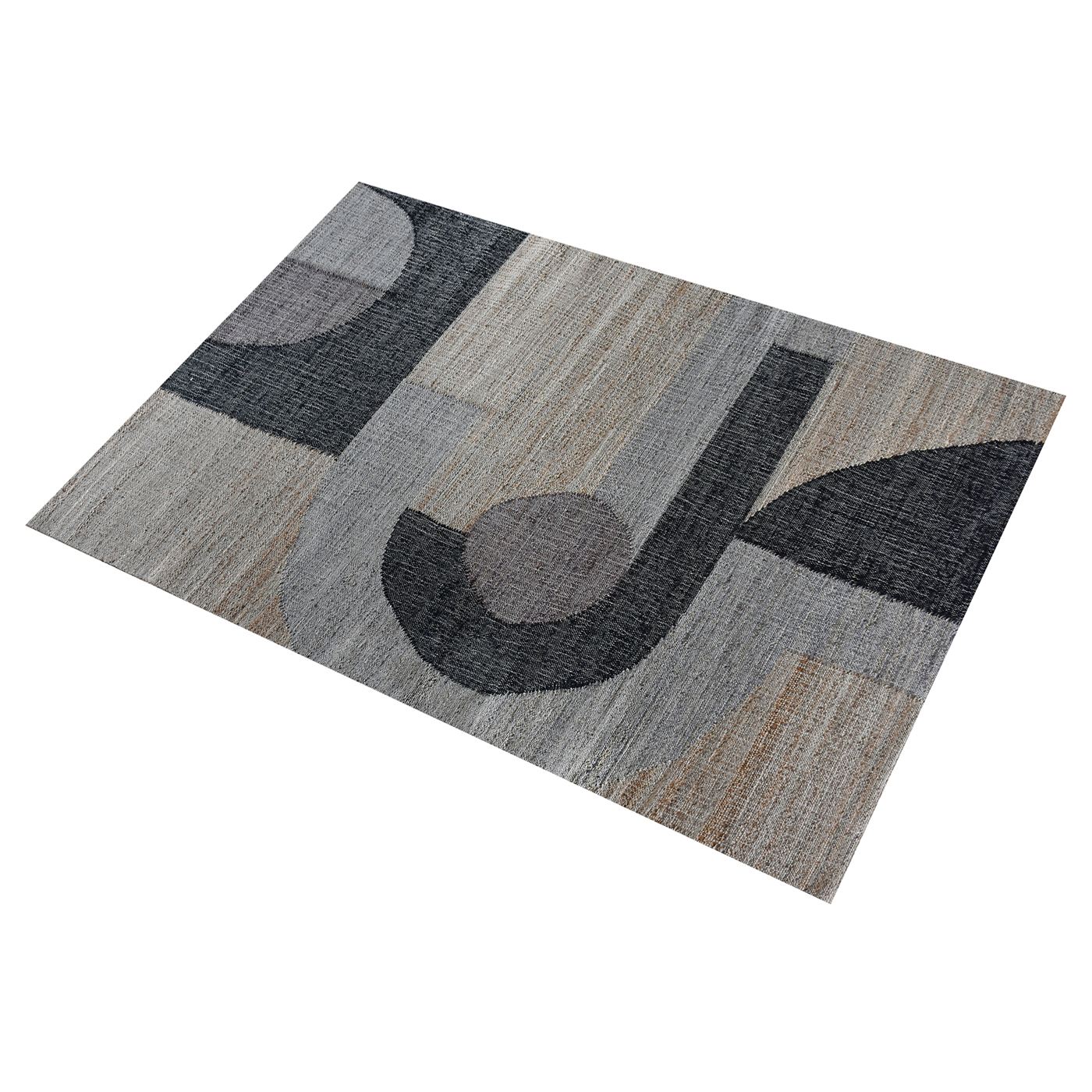 Area Rug, Bedroom Rug, Living Room Rug, Living Area Rug, Indian Rug, Office Carpet, Office Rug, Shop Rug Online, Hemp, Natural Grey, Charcoal, Punja, Flat Weave, Modern