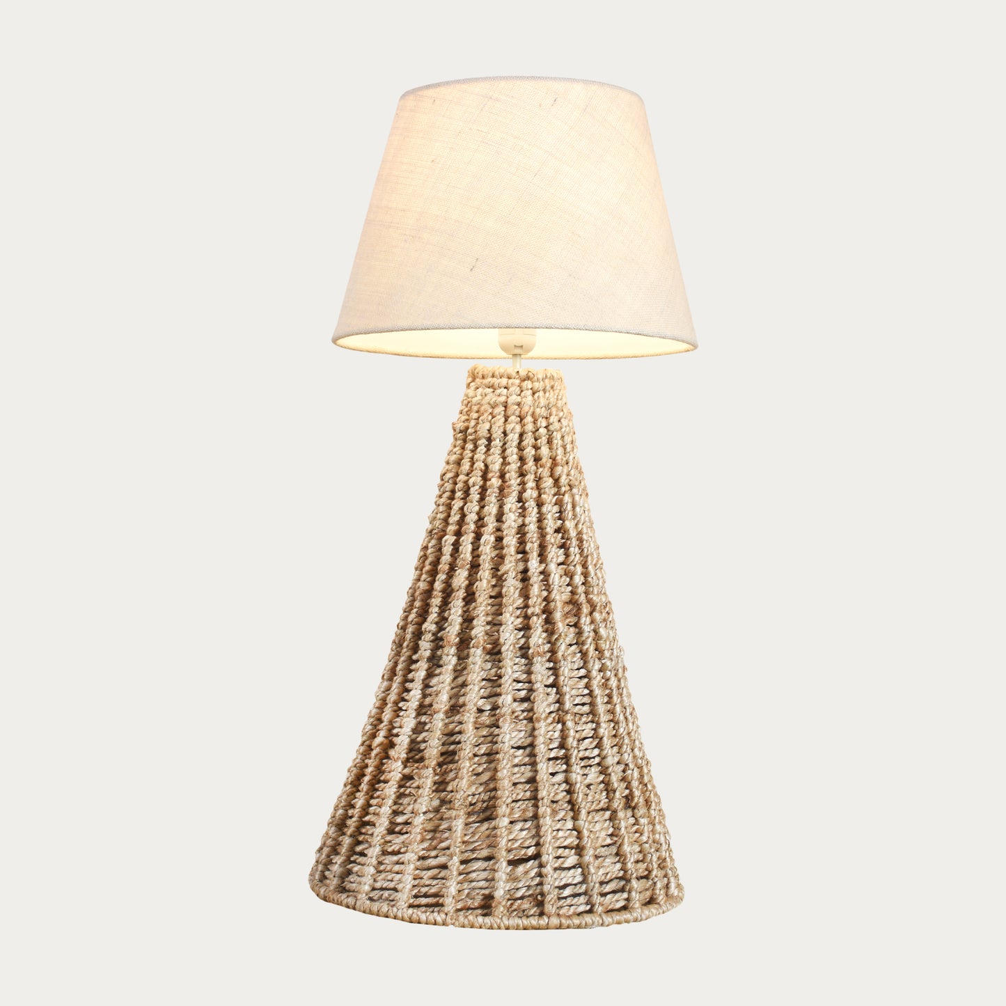 LUXO FLOOR LAMP - NATURAL - HAND MADE - JUTE