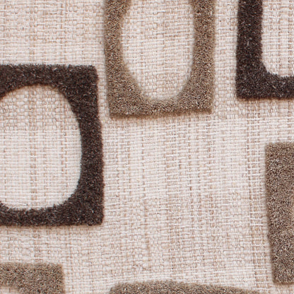 LUCETTA WALL ART AND JOURNEE WALL ART - BEIGE/BROWN - HANDWOVEN/OVER TUFTED - WOOL & MDF