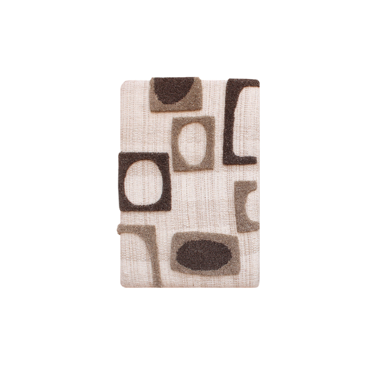 LUCETTA WALL ART AND JOURNEE WALL ART - BEIGE/BROWN - HANDWOVEN/OVER TUFTED - WOOL & MDF
