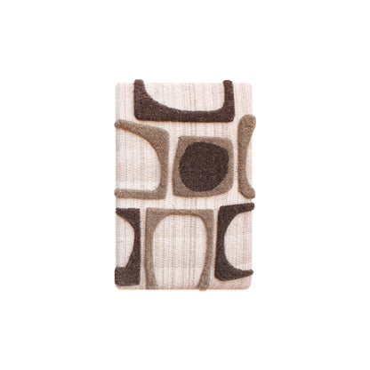LUCETTA WALL ART AND JOURNEE WALL ART - BEIGE/BROWN - HANDWOVEN/OVER TUFTED - WOOL & MDF