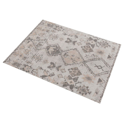 Area Rug, Bedroom Rug, Living Room Rug, Living Area Rug, Indian Rug, Office Carpet, Office Rug, Shop Rug Online, Wool Polyester Blend, Grey, Jaquard Durry, Flat Weave, tribal 