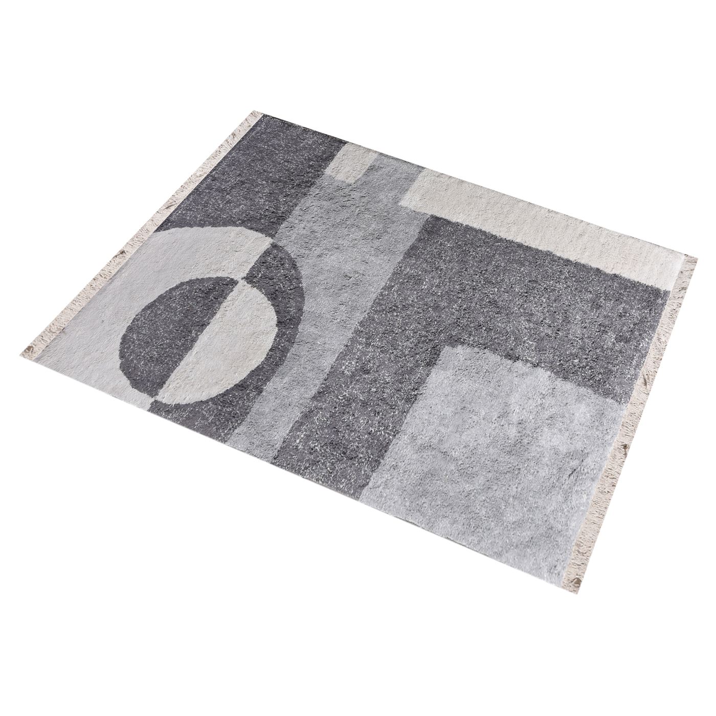 Area Rug, Bedroom Rug, Living Room Rug, Living Area Rug, Indian Rug, Office Carpet, Office Rug, Shop Rug Online, Cotton, Natural White, Grey, Bm Sn, All Cut, abstract