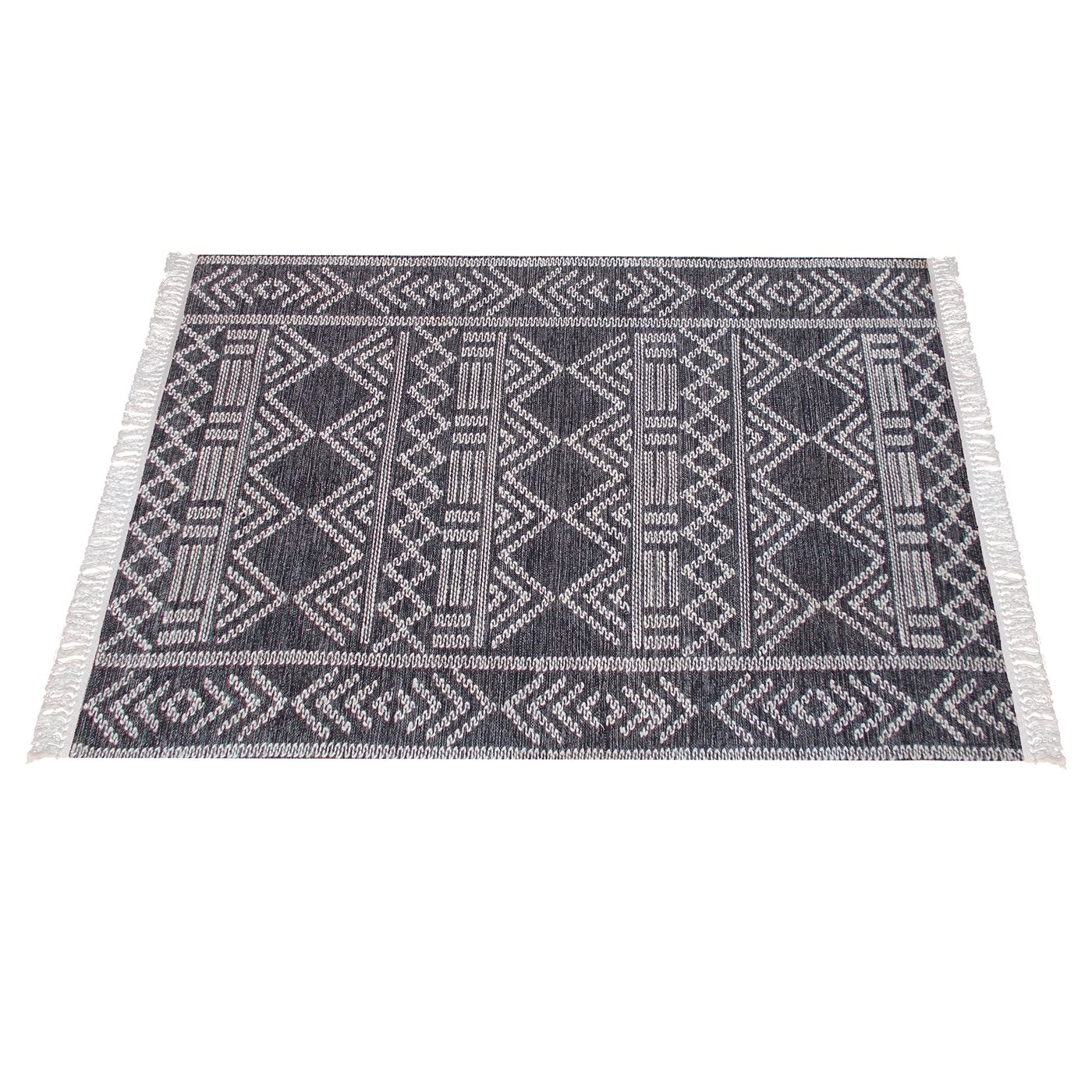 Area Rug, Bedroom Rug, Living Room Rug, Living Area Rug, Indian Rug, Office Carpet, Office Rug, Shop Rug Online, Wool, Cotton, Charcoal, Natural White, Pitloom, Flat Weave, Textured