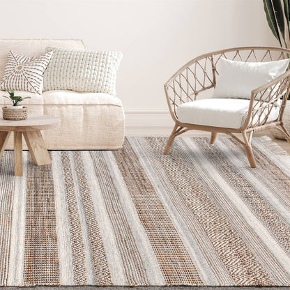 Area Rug, Bedroom Rug, Living Room Rug, Living Area Rug, Indian Rug, Office Carpet, Office Rug, Shop Rug Online, Natural, Grey , Jute, Wool , Hand Woven , Pitloom, Flat Weave, Modern 