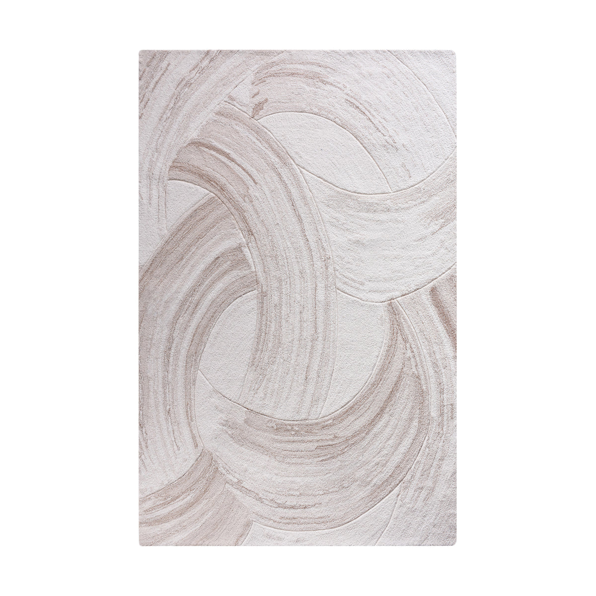 MANDAI RUG - BEIGE/IVORY - HAND TUFTED - WOOL
