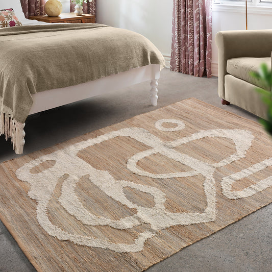 MANZANA RUG - NATURAL/ IVORY - JUTE
