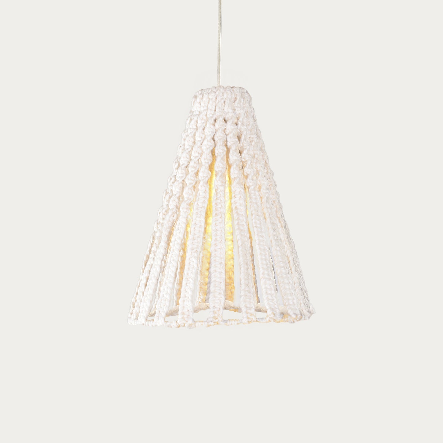 MARIVELES LAMP - IVORY - HAND MADE - NZ WOOL