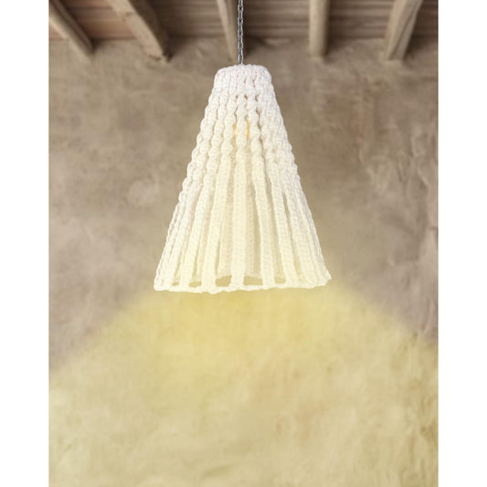MARIVELES LAMP - IVORY - HAND MADE - NZ WOOL