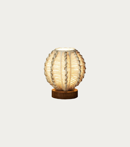 MEREN LAMP - IVORY - HAND MADE - WOOL/JUTE