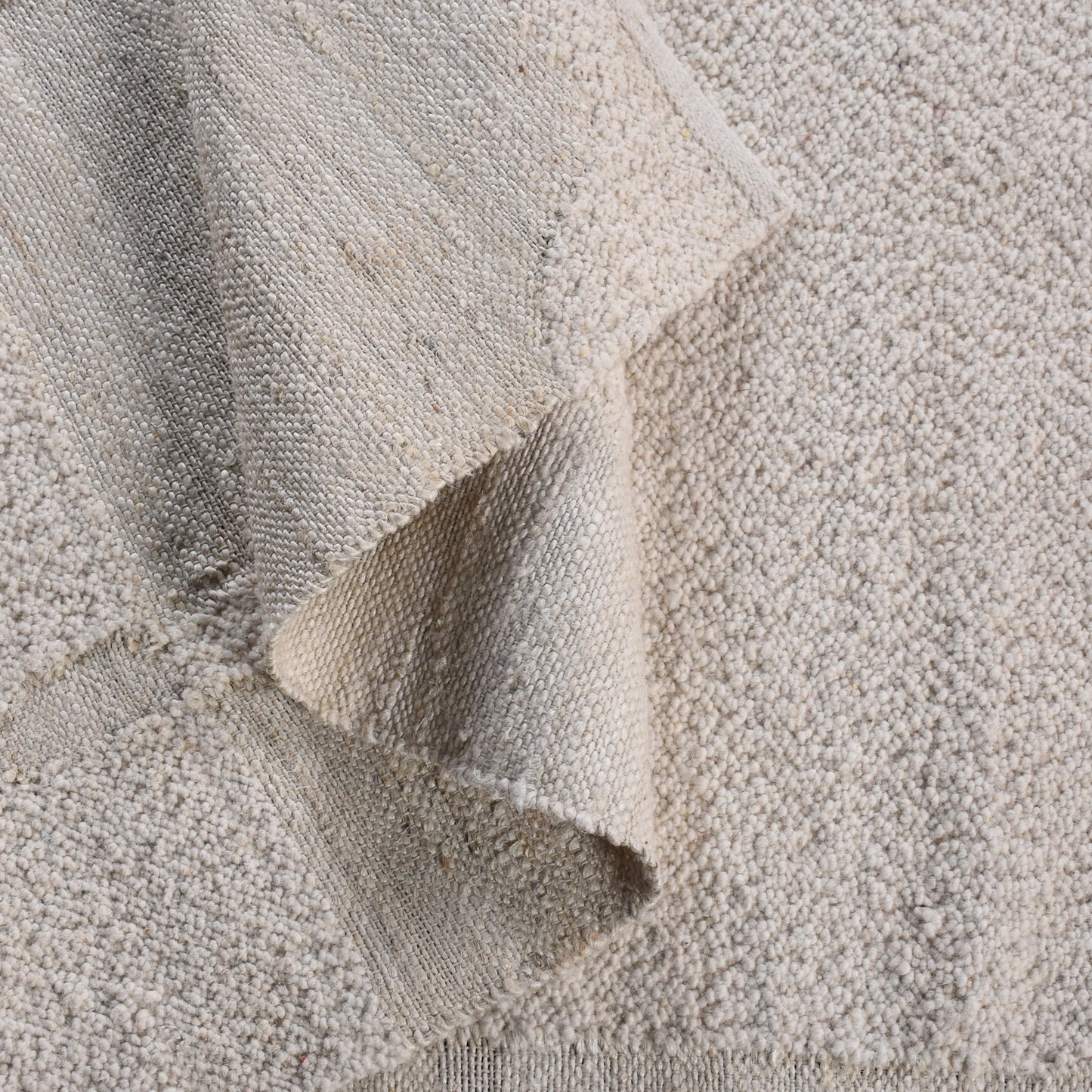 MILUTIN RUG - IVORY - HANDWOVEN - JUTE/WOOL