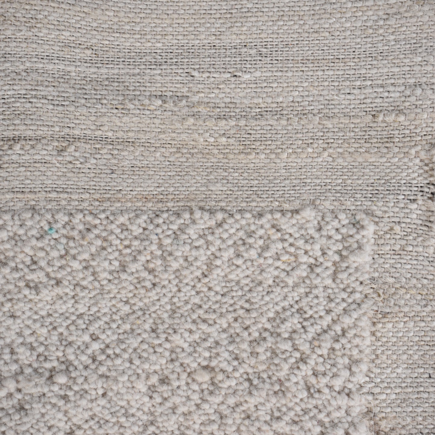 MILUTIN RUG - IVORY - HANDWOVEN - JUTE/WOOL