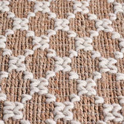 Area Rug, Bedroom Rug, Living Room Rug, Living Area Rug, Indian Rug, Office Carpet, Office Rug, Shop Rug Online, Jute, Wool, Natural, Natural White, Pitloom, All Loop, Subtle