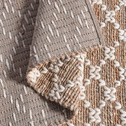 Area Rug, Bedroom Rug, Living Room Rug, Living Area Rug, Indian Rug, Office Carpet, Office Rug, Shop Rug Online, Jute, Wool, Natural, Natural White, Pitloom, All Loop, Subtle