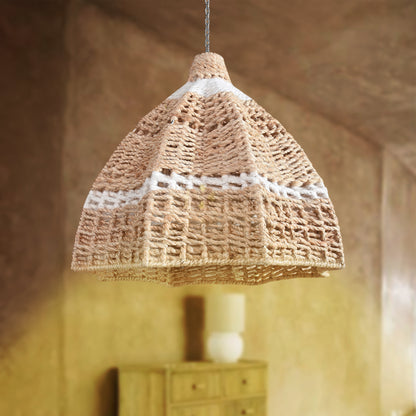 MOLDUXI LAMP - NATURAL/IVORY - HAND MADE - WOOL/JUTE