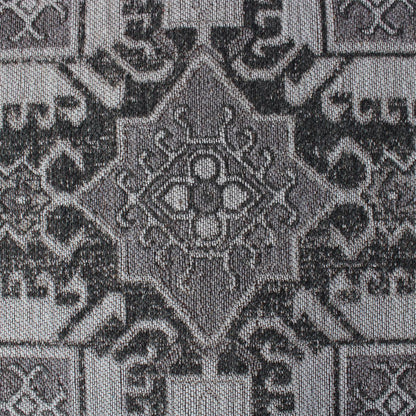 Area Rug, Bedroom Rug, Living Room Rug, Living Area Rug, Indian Rug, Office Carpet, Office Rug, Shop Rug Online, Wool Polyester Blend, Grey, Charcoal, Jaquard Durry, Flat Weave, traditional