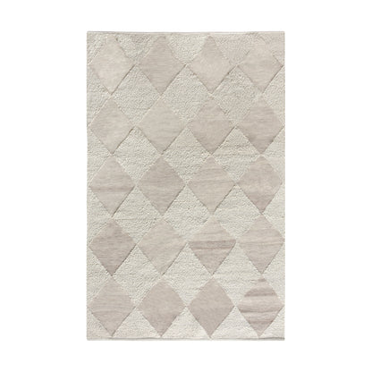 MOLOPO RUG - IVORY/BEIGE - WOOL/PET