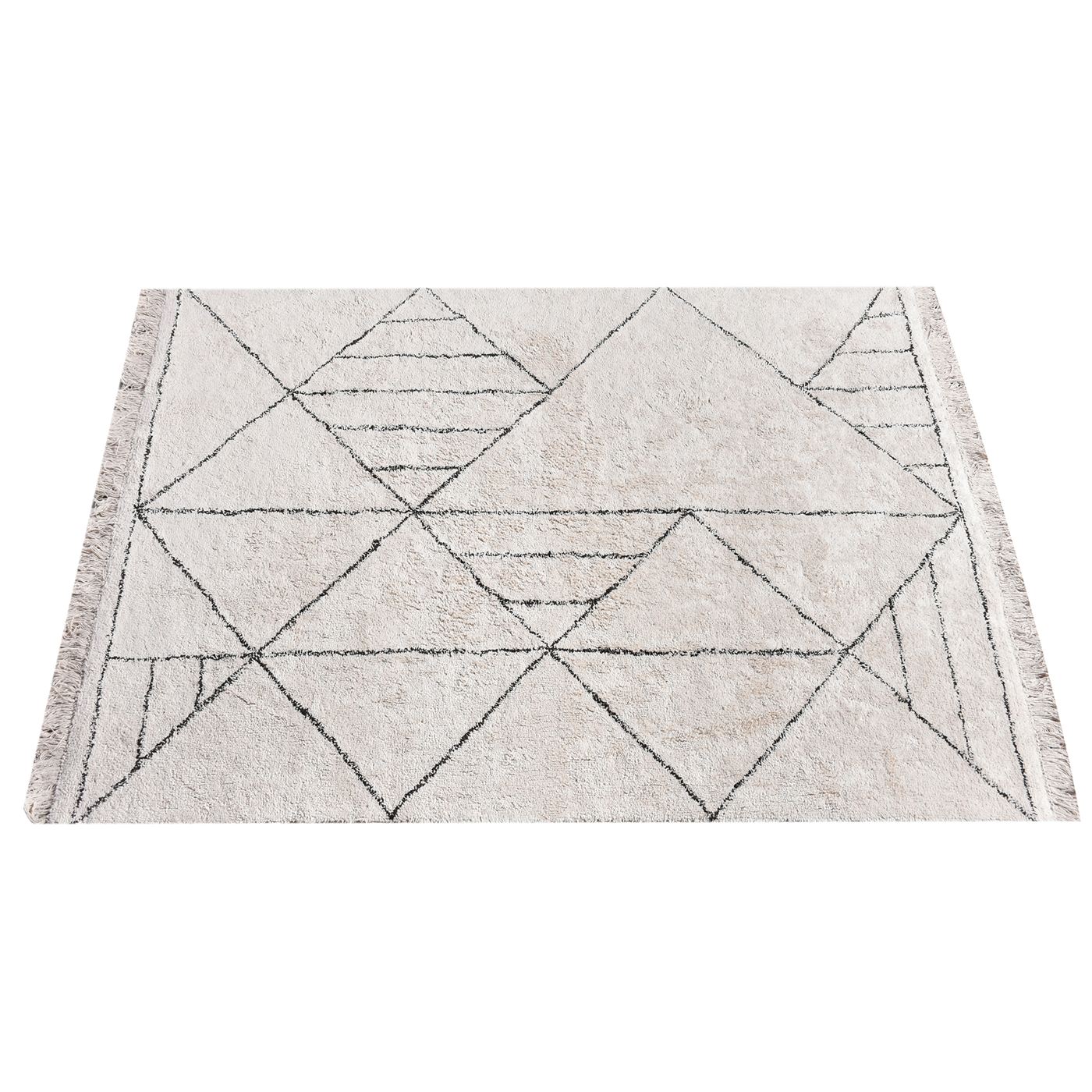 Area Rug, Bedroom Rug, Living Room Rug, Living Area Rug, Indian Rug, Office Carpet, Office Rug, Shop Rug Online, Cotton, Natural White, Brown, Bm Sn, All Cut, Geometrical