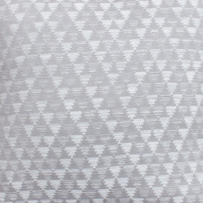 Neraka Cushion, Blended Fabric, Silver, Natural White, Machine Made, Flat Weave