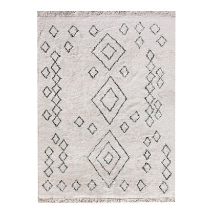 Area Rug, Bedroom Rug, Living Room Rug, Living Area Rug, Indian Rug, Office Carpet, Office Rug, Shop Rug Online, Cotton, Natural White, Brown, Bm Sn, All Cut, Diamond