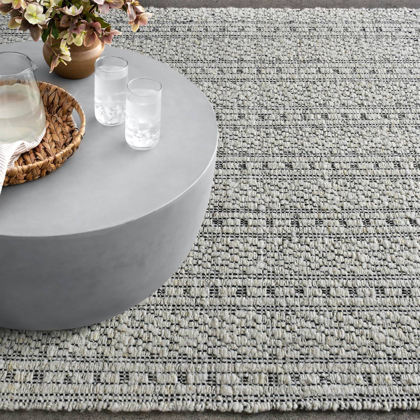 Area Rug, Bedroom Rug, Living Room Rug, Living Area Rug, Indian Rug, Office Carpet, Office Rug, Shop Rug Online, Natural White, Nz Wool, Hand Woven, Pitloom, Flat Weave, Luxury