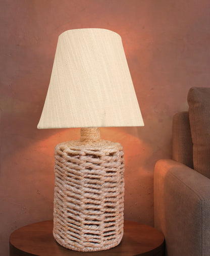 NAYVIK TABLE LAMP - BEIGE - HAND MADE - JUTE