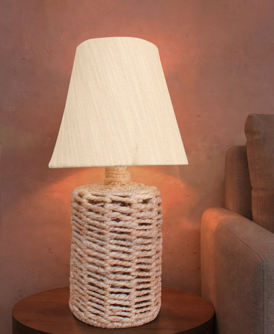 NAYVIK TABLE LAMP - BEIGE - HAND MADE - JUTE