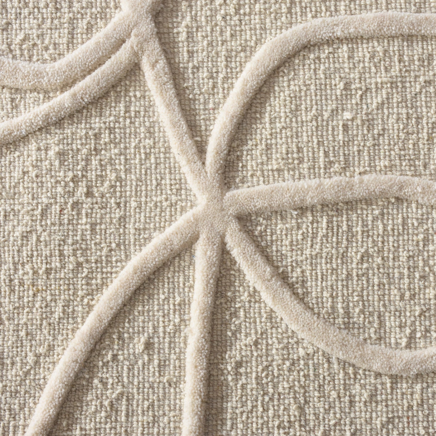 OAKERON RUG - IVORY - HAND TUFTED - WOOL