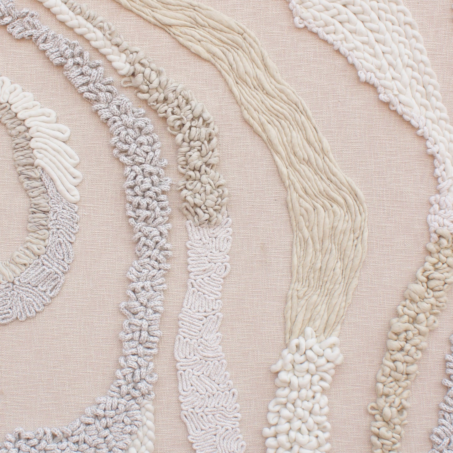 OMONO WALL ART - WOOL - MDF STRUCTURE