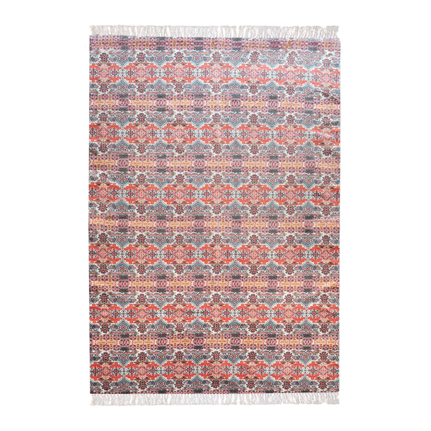 Area Rug, Bedroom Rug, Living Room Rug, Living Area Rug, Indian Rug, Office Carpet, Office Rug, Shop Rug Online, Cotton, Multi, Pitloom, Flat Weave, Printed