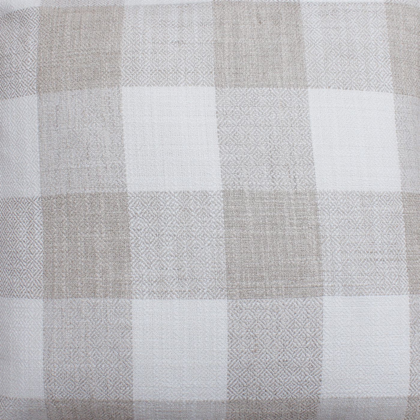 Orlov Cushion, Blended Fabric, Natural White, Beige, Machine Made, Flat Weave