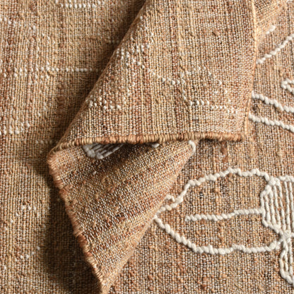 ORRELL RUG - NATURAL/IVORY- PUNJA KELIM - WOOL + JUTE