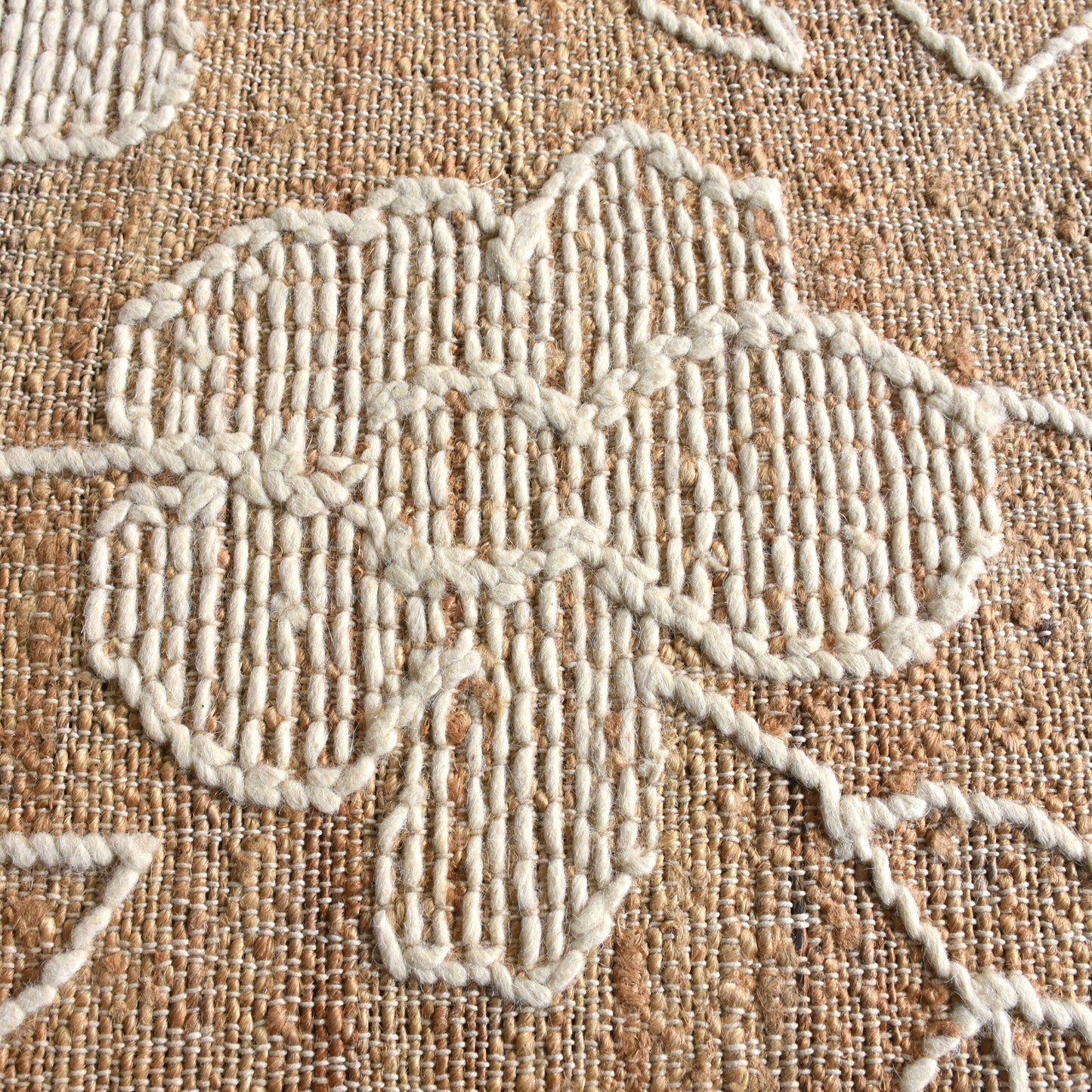 ORRELL RUG - NATURAL/IVORY- PUNJA KELIM - WOOL + JUTE