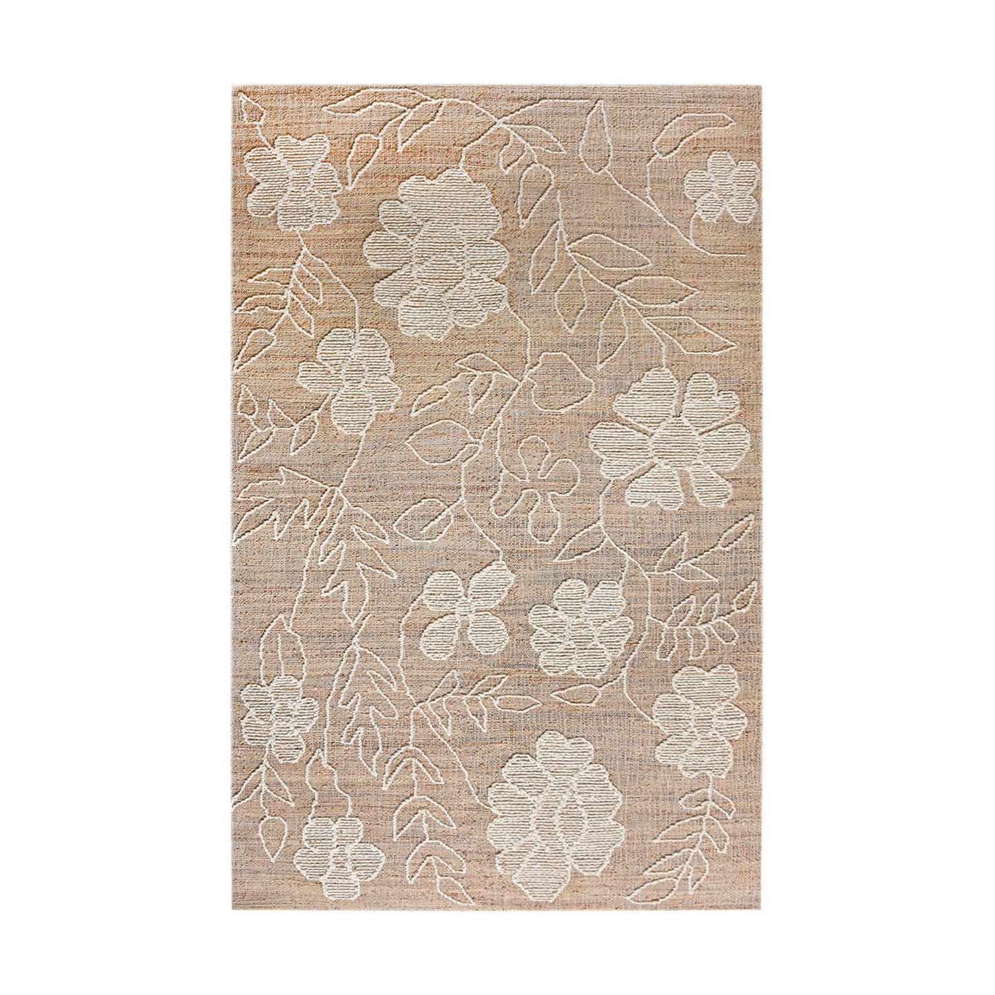 ORRELL RUG - NATURAL/IVORY- PUNJA KELIM - WOOL + JUTE