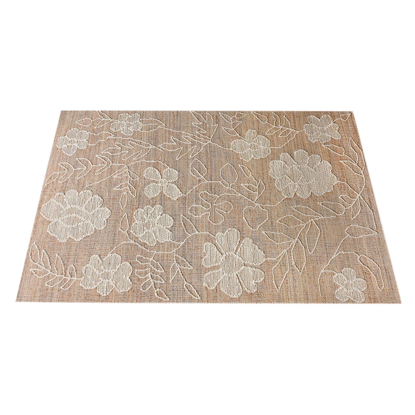 ORRELL RUG - NATURAL/IVORY- PUNJA KELIM - WOOL + JUTE
