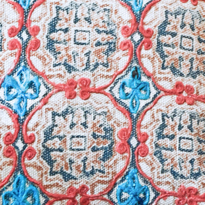 Ortiz Pillow, Cotton, Printed, Polyester, Multi, Pitloom, Flat Weave