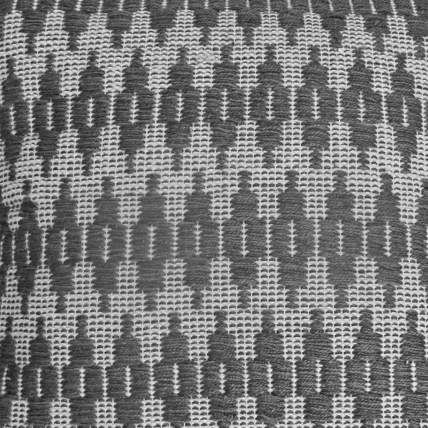 Osbert Cushion, 45x45 cm, Grey, Natural White, PET, Hand Woven, Pitloom, Flat Weave