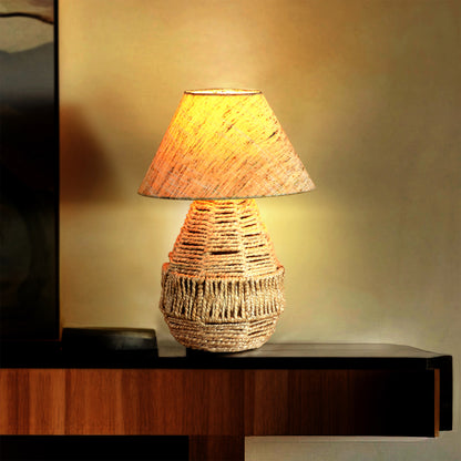 OSTIA TABLE LAMP - NATURAL - HAND MADE - JUTE