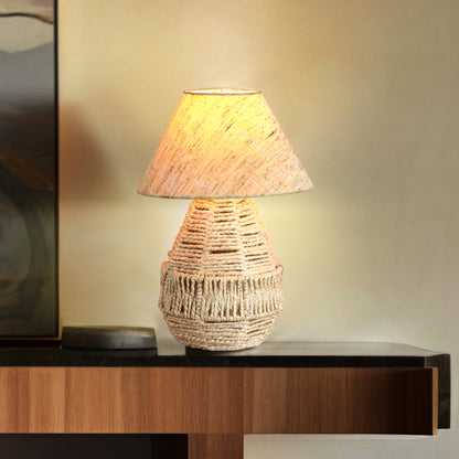 OSTIA TABLE LAMP - NATURAL - HAND MADE - JUTE