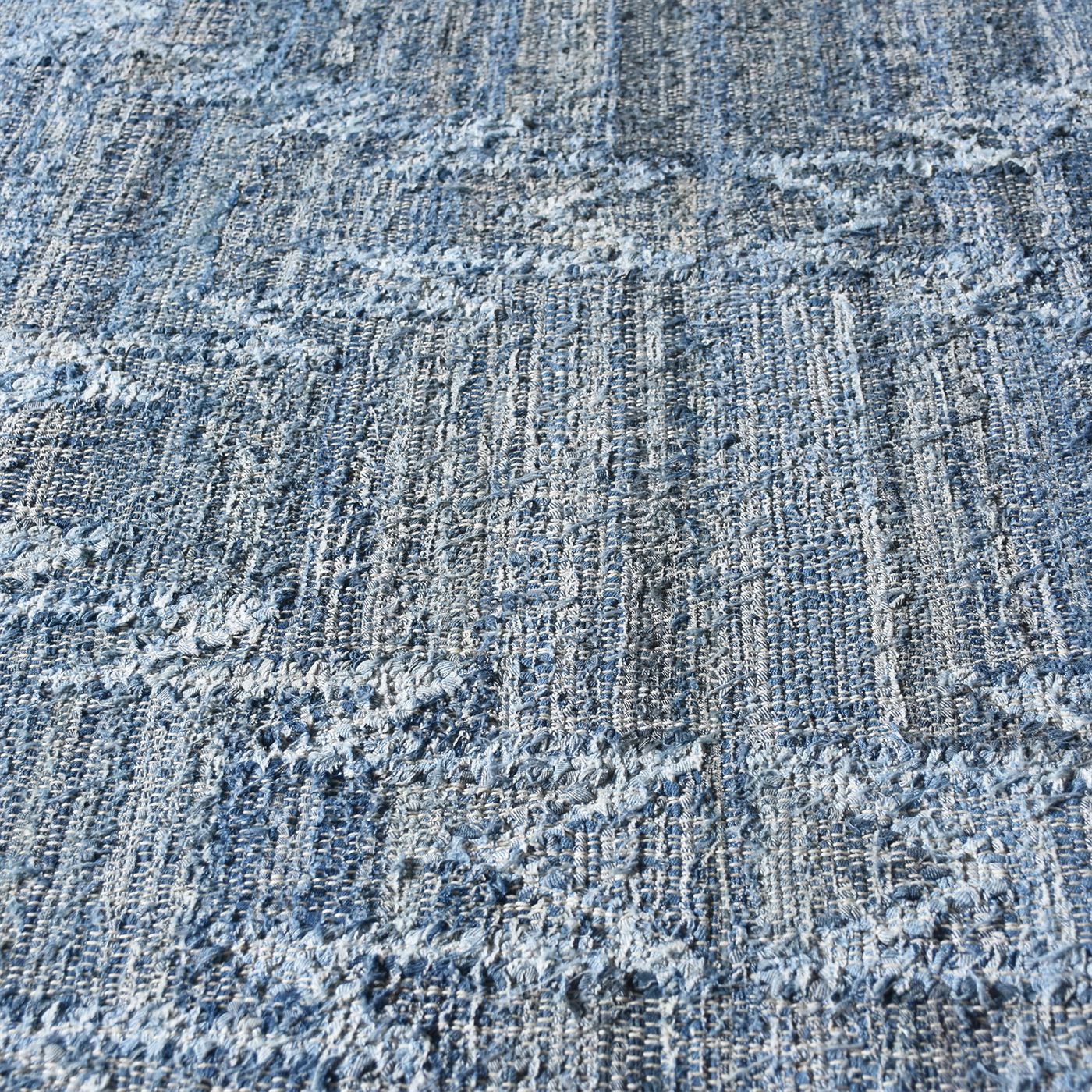 Area Rug, Bedroom Rug, Living Room Rug, Living Area Rug, Indian Rug, Office Carpet, Office Rug, Shop Rug Online, Denim, Blue, Punja, Flat Weave, Geometrical