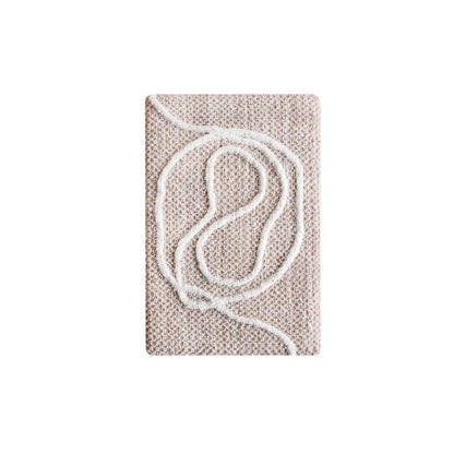 PARNAIBA WALL ART - BEIGE/IVORY - HANDWOVEN/OVER TUFTED - WOOL & MDF