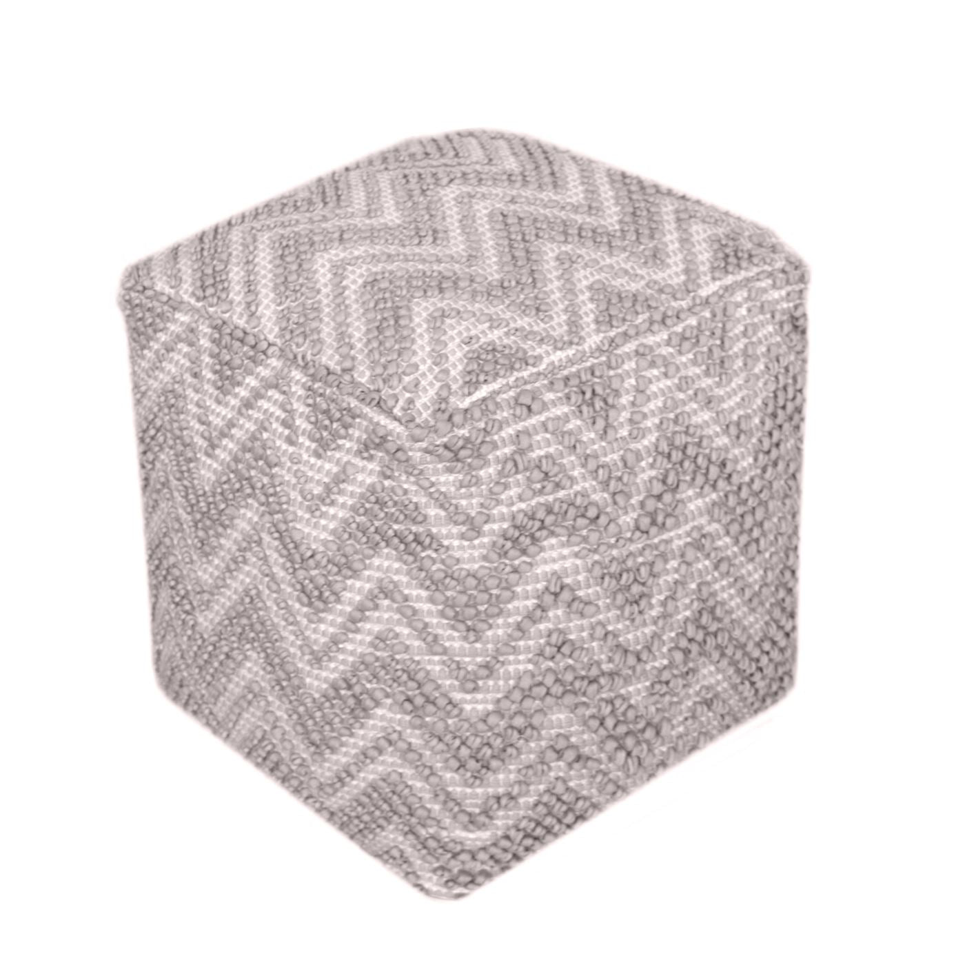 Pedro Pouf, Cotton Rag, Taupe, Pitloom, All Loop 