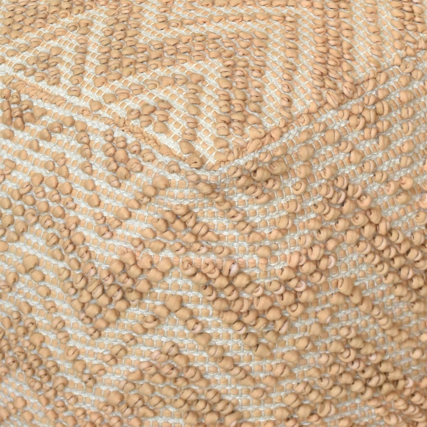 Pedro Pouf, Cotton Rag, Peach, Pitloom, All Loop 