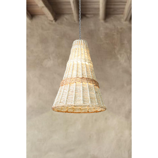 PIACATU LAMP - IVORY/NATURAL - HAND MADE - JUTE
