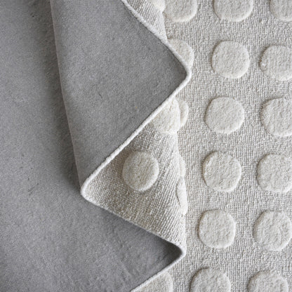 PIATA-II RUG - WOOL - HAND WOVEN/OVER TUFTED - IVORY